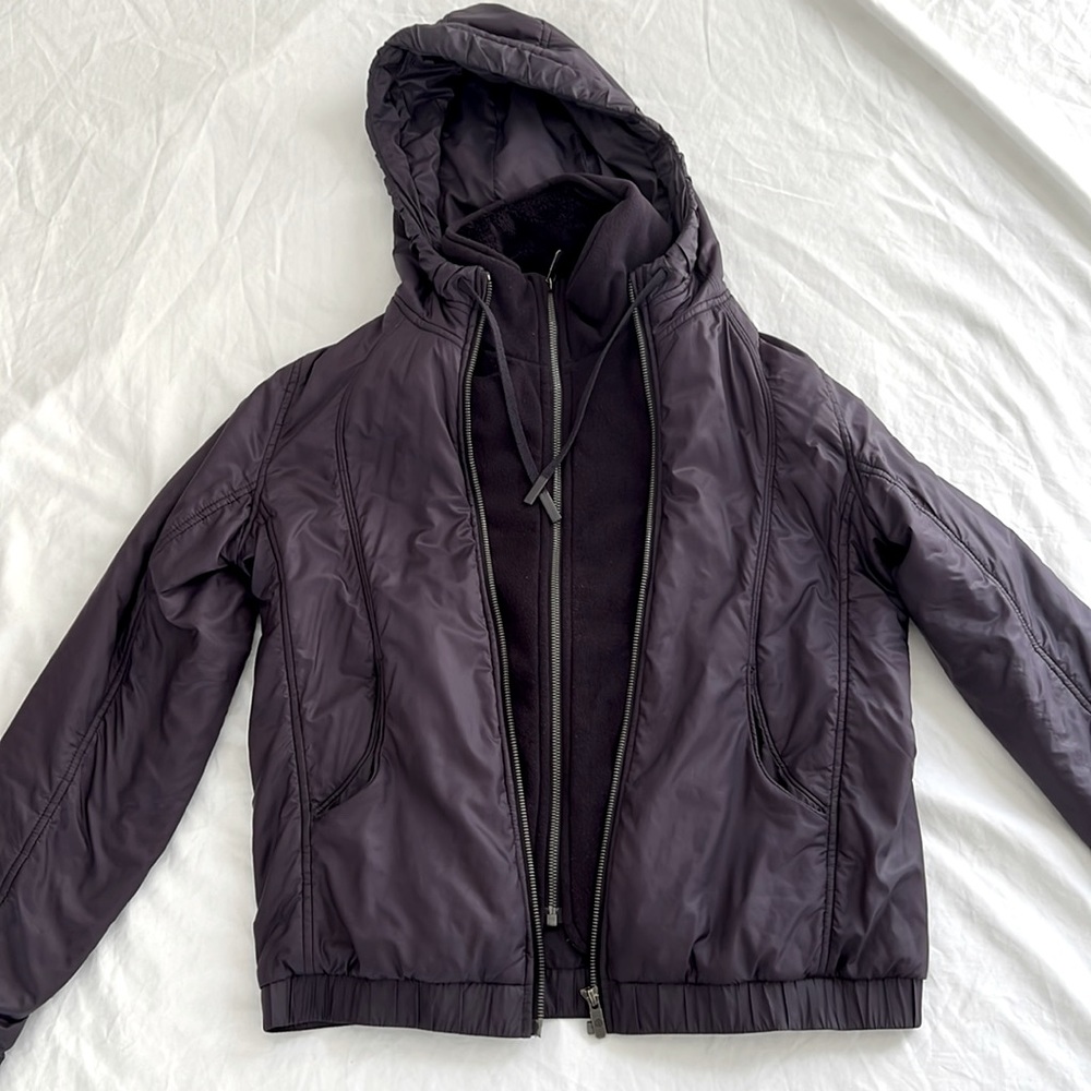 LULULEMON dark purple shelled jacket